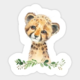 Baby Cheetah Sticker